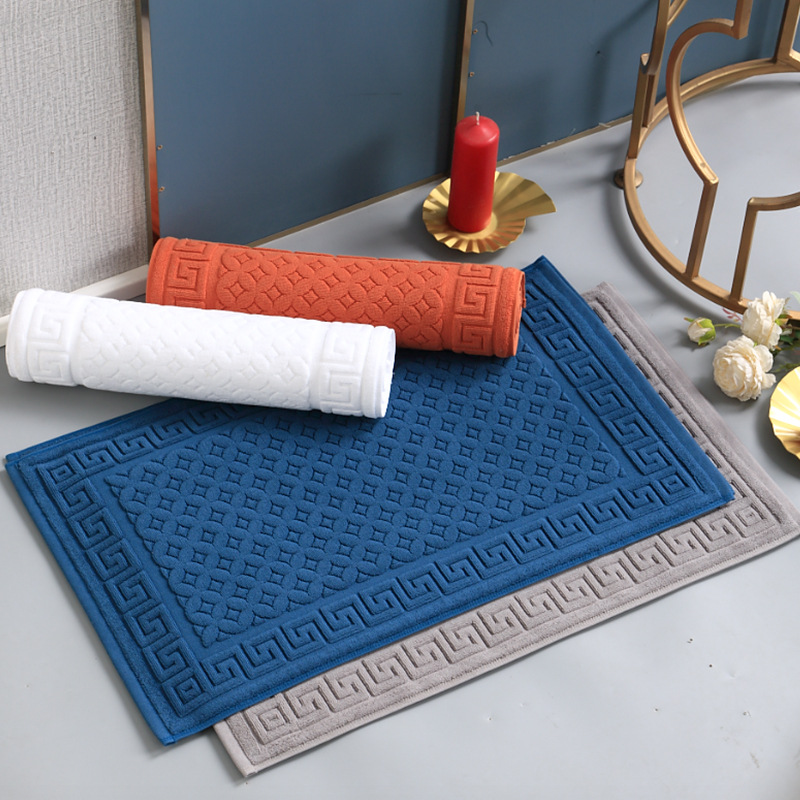 Quick Dry Diatomite Bath Mat - 高級45x75cmコットンバスタオルマット - 吸水性速乾フロアタオル、家庭の快適さ、ホテル、スパ、シャワー、バスタブ、クリスマスギフトに最適