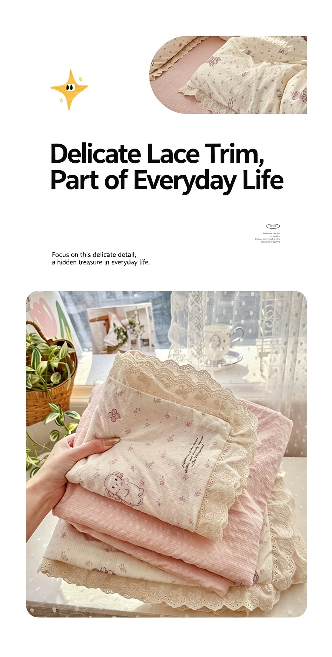 美しいデザインのコテージコア風ベッドリネンセット。紫色の花柄 - Aesthetic Floral Duvet Cover のレビューと価格