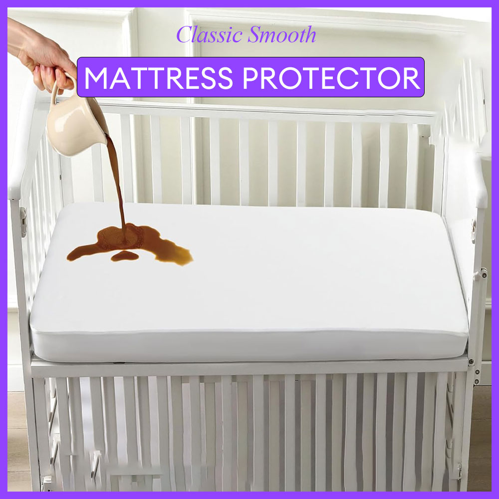ベビーベッド用マットレスプロテクター 1枚 防水・防ダニ・洗 - Waterproof Mattress Protector Breathable のレビューと価格