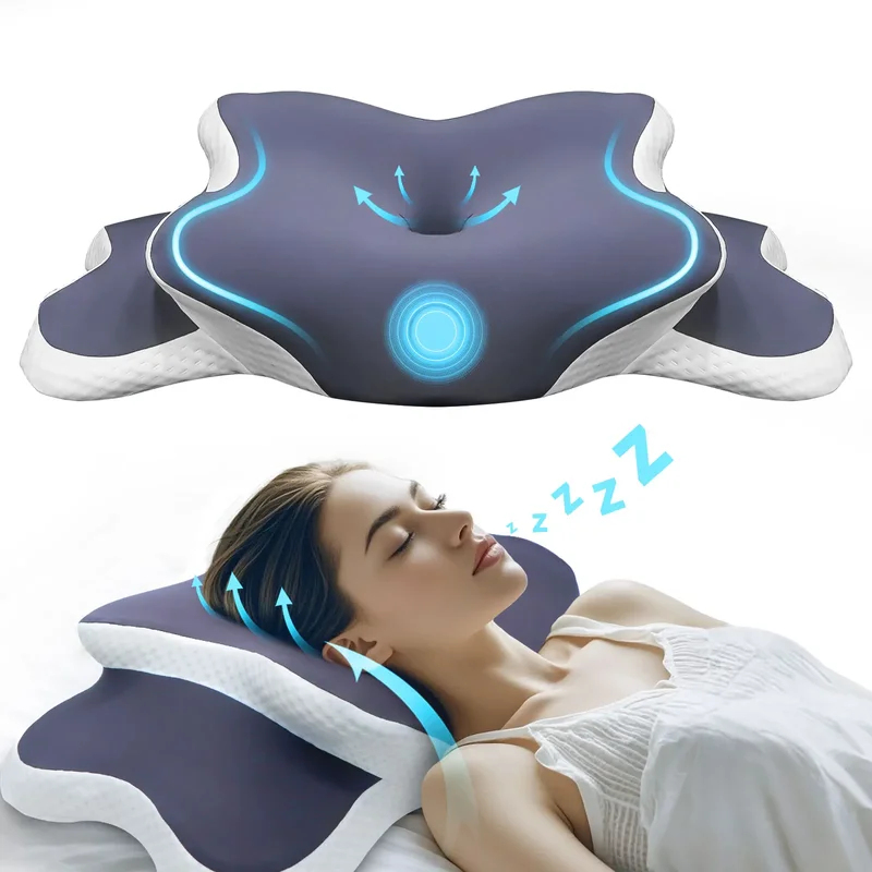 低反発枕 頸椎枕 首の痛み緩和 輪郭形状記憶枕 人間工学に基 - Memory Foam Orthopedic Pillow Neck Pain のレビューと価格
