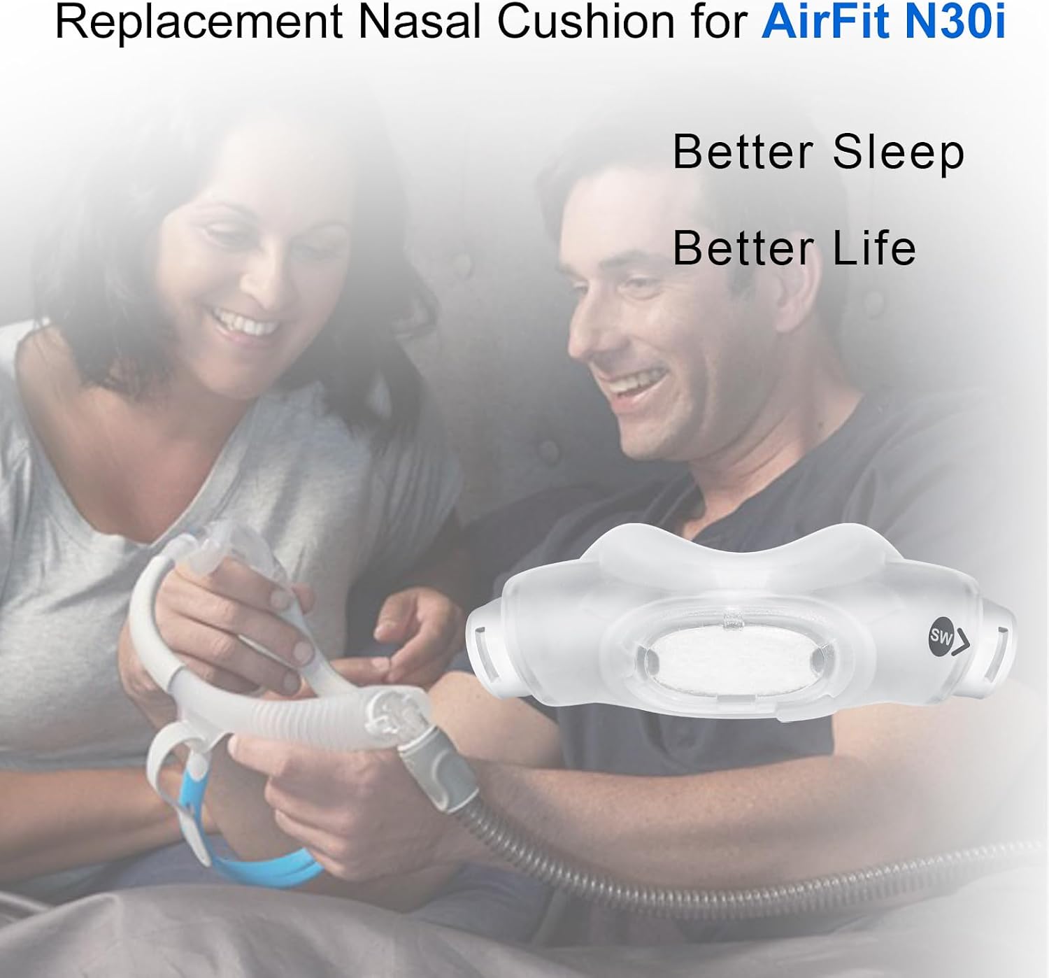 Airfit N30i用交換用鼻用クッション、S/M/SWサ - Anti Snore Contour Pillow のレビューと価格