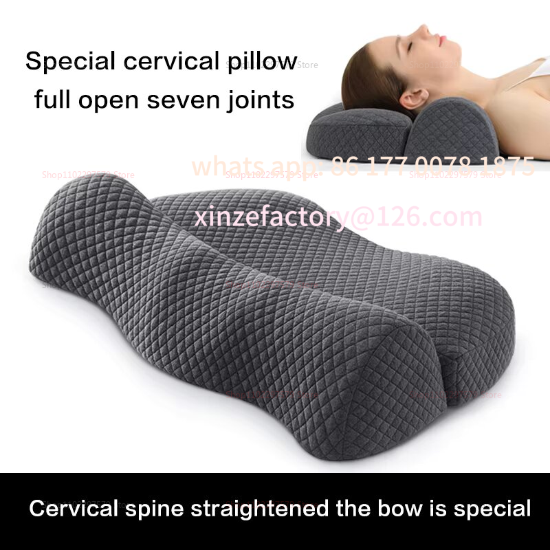 カスタマイズ可能な2025年式頸椎メモリーフォーム輪郭枕、横 - Memory Foam Orthopedic Pillow Neck Pain のレビューと価格